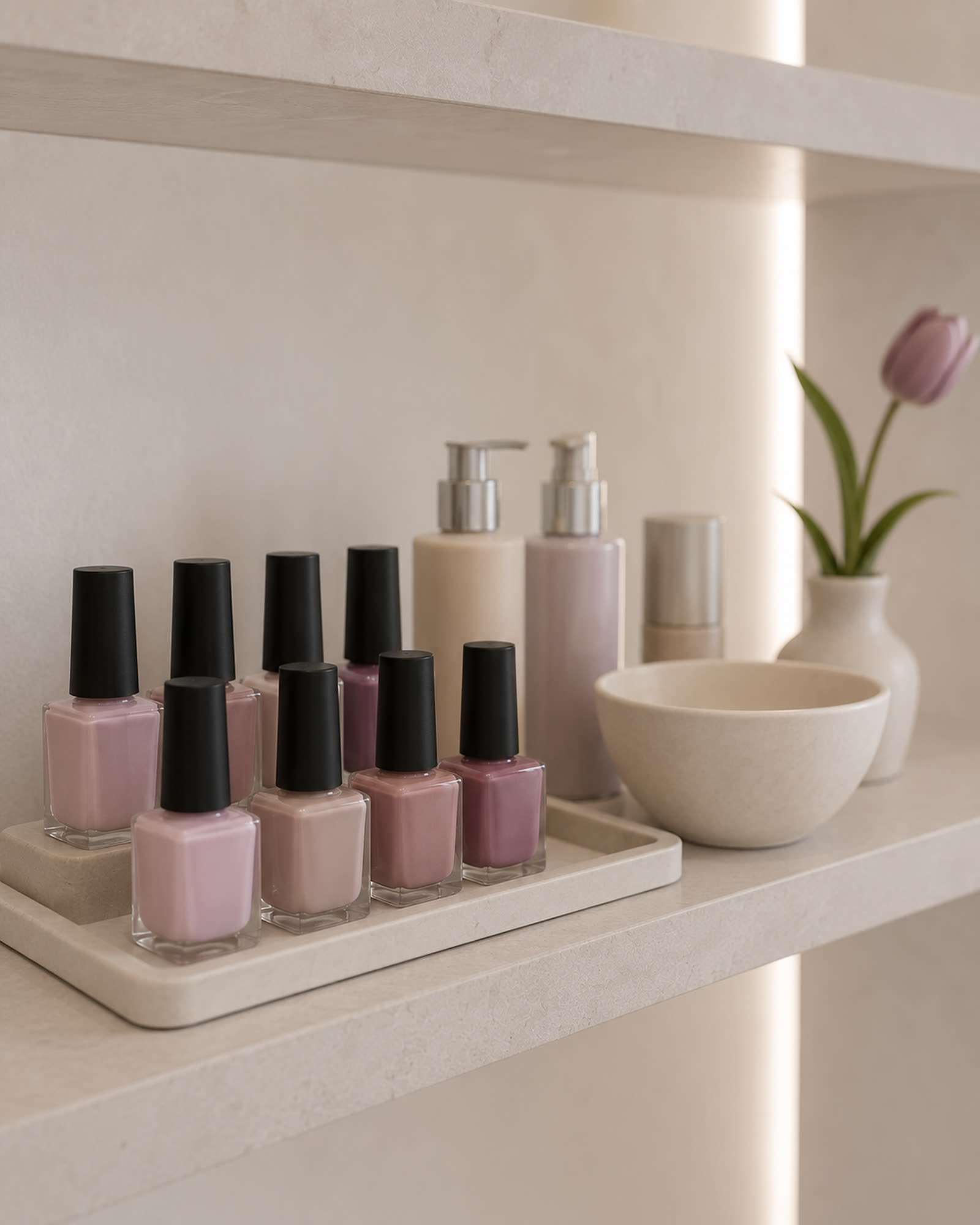 Minimal retail nail care products