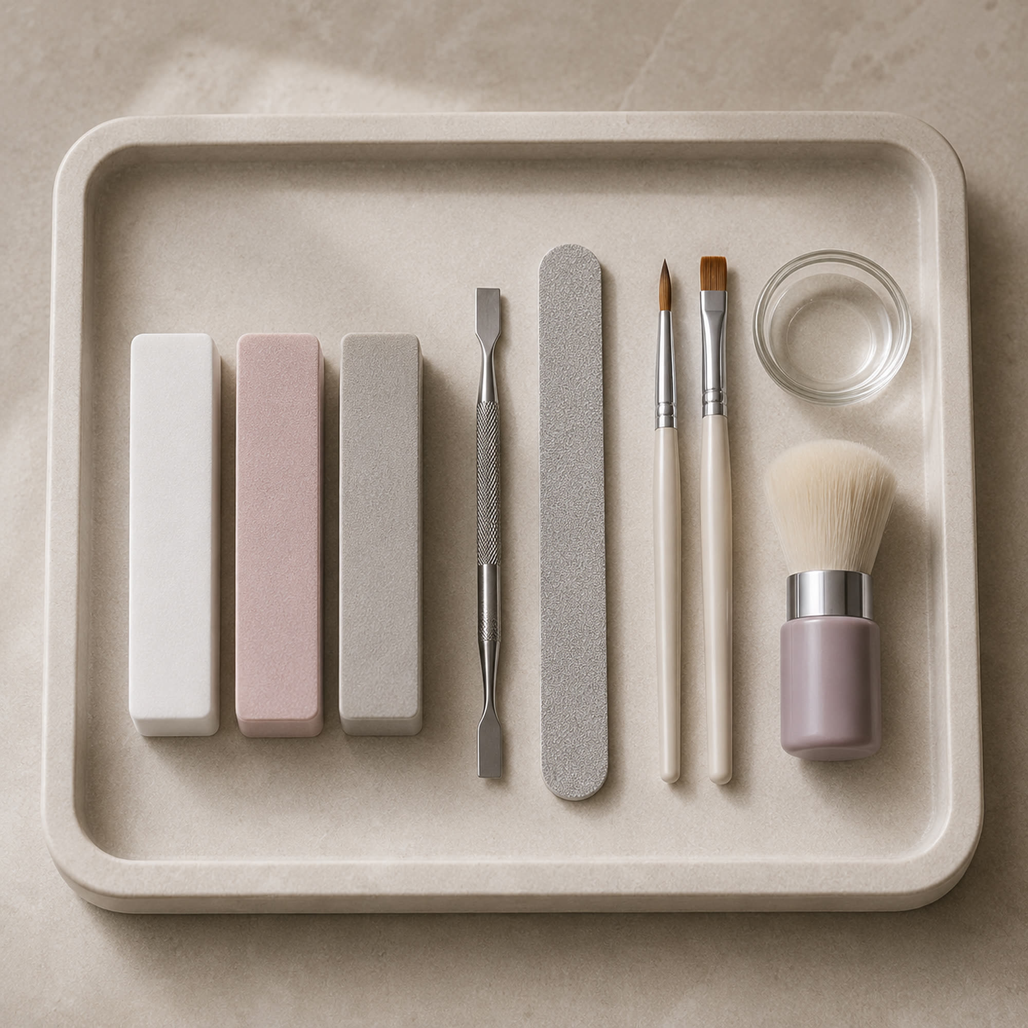 A clean, minimal tool tray